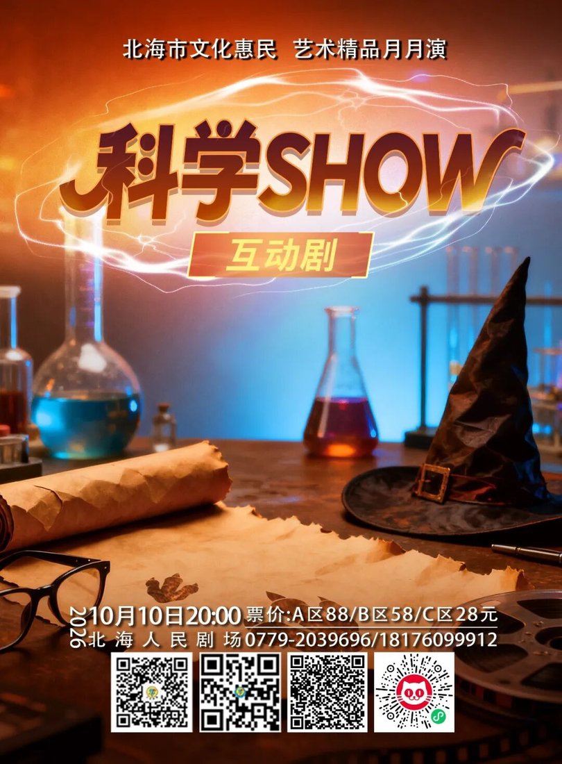儿童剧《科学SHOW》演出海报
