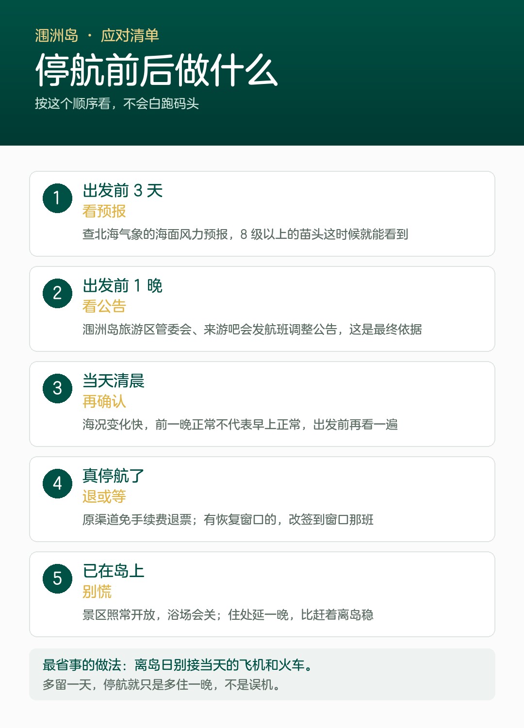 停航前后做什么