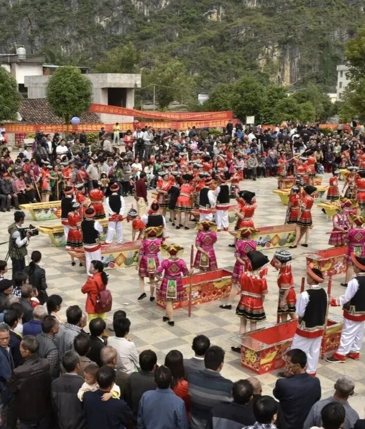 霜降节民俗人群